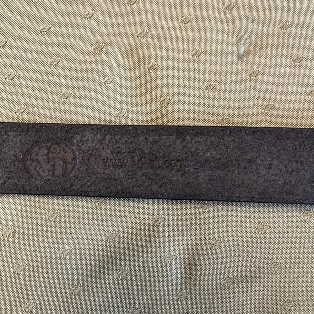 3 DBELT  Men's black Leather Belt size 42 BRAND NEW